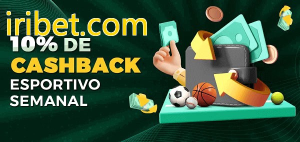 10% de bônus de cashback na iribet.com