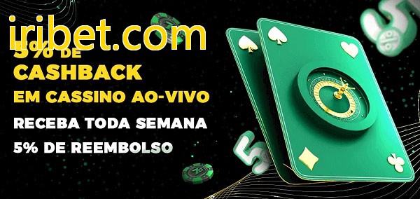 Promoções do cassino ao Vivo iribet.com